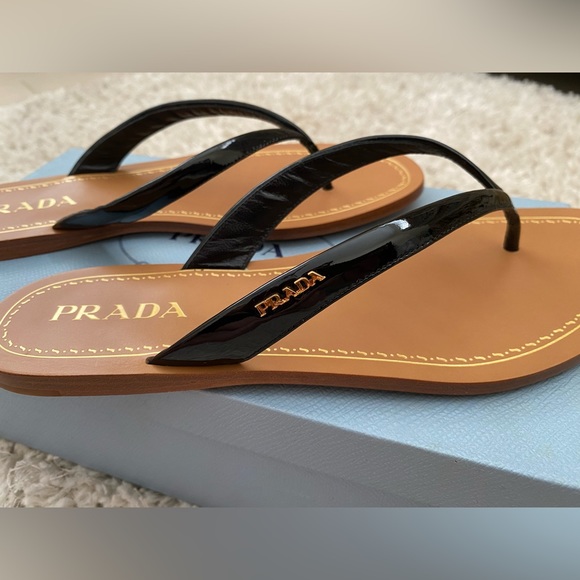 Prada Patent Leather Sandals NWT & Box - Picture 6 of 12